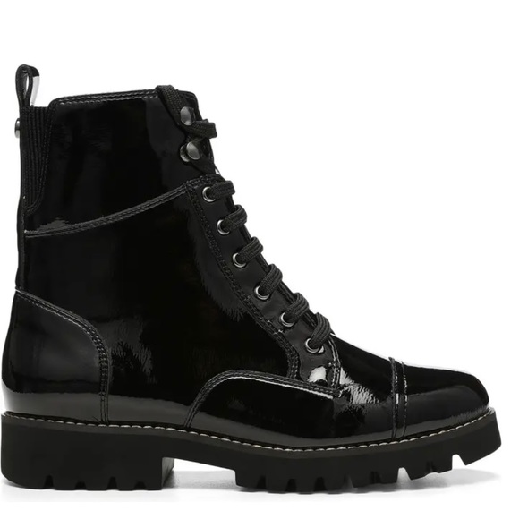 DONALD PLINER Lace-Up Lug Combat Boot 5.5 - Picture 2 of 11